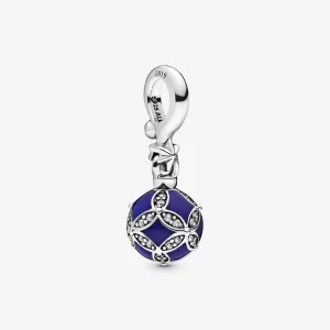 (image pour) Charm Pendant PANDORA Décorations de Noël Bleu 798512C01