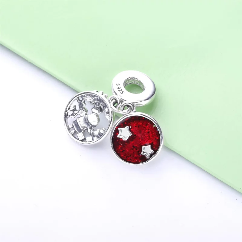 (image pour) Charm Pendant PANDORA Père Noël Amour Paix Joie 798468C01 - Afficher 4