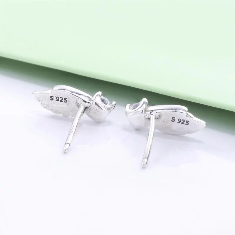 (image pour) Clous d'Oreilles PANDORA Aile d'Ange Scintillants 298501C01 - Afficher 3