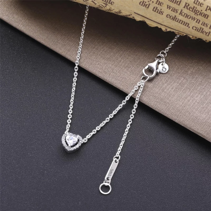 (image pour) Collier PANDORA Cœur Surélevé 398425C01 - Afficher 3