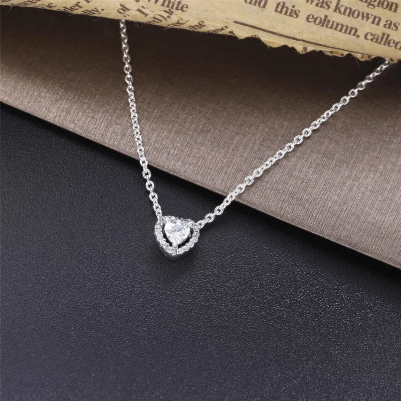 (image pour) Collier PANDORA Cœur Surélevé 398425C01 - Afficher 4