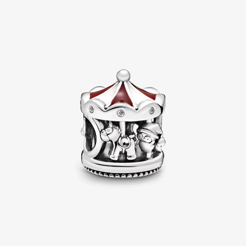 (image pour) Charm PANDORA Carrousel De Noel - 798435C01