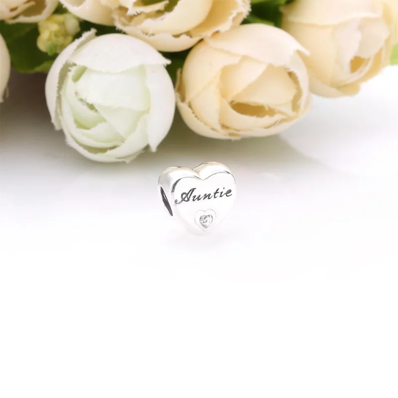 (image pour) Charm PANDORA Coeur Damour Tante - 798261CZ - Afficher 4