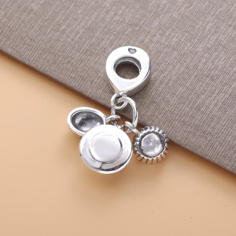 (image pour) Charm Pendant PANDORA Tarte Aux Oeufs The Au Lait Beignet A Lananas - 798355ENMX - Afficher 4