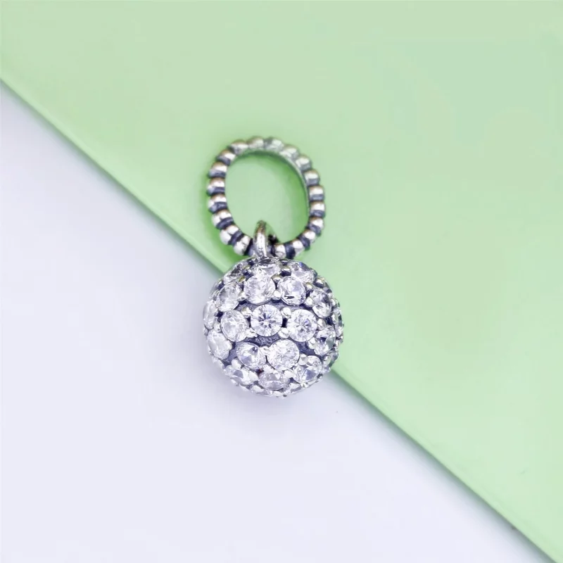 (image pour) Pendentif PANDORA Boule Pavee - 398690C01 - Afficher 3