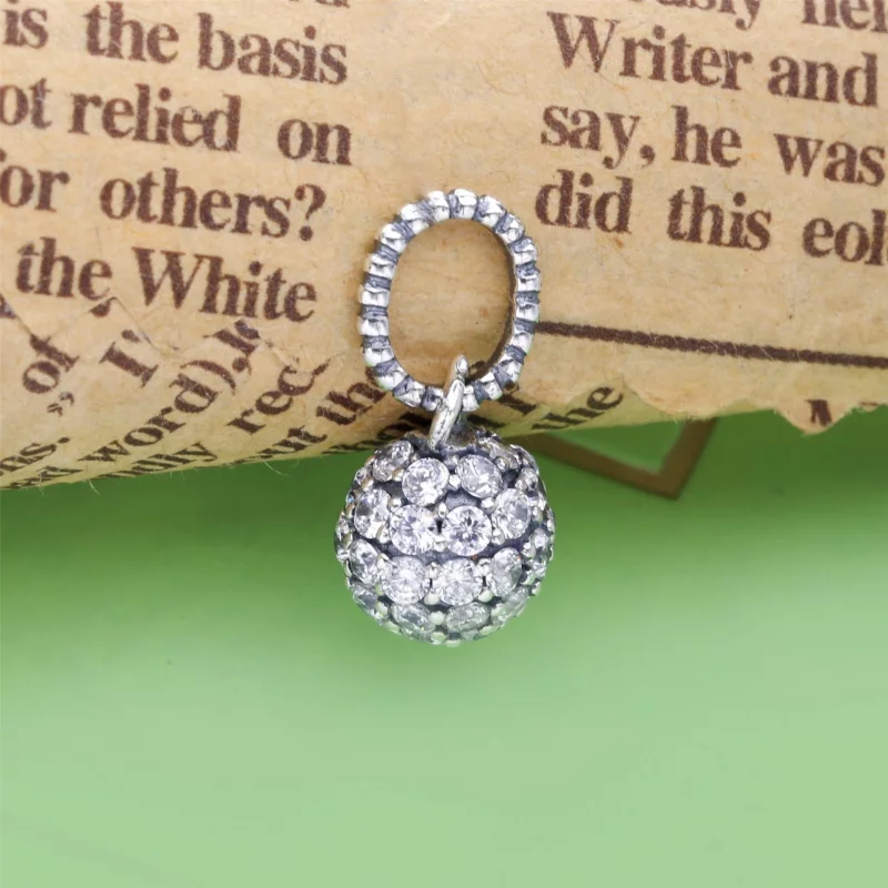 (image pour) Pendentif PANDORA Boule Pavee - 398690C01 - Afficher 4