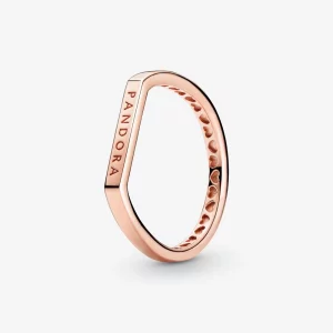 (image pour) Bague PANDORA Empilable Barre Logo - 189048C00