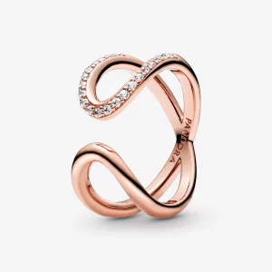 Bague PANDORA Infini Ouverte Enveloppée - 188882C01 (image pour) Bague PANDORA Infini Ouverte Enveloppée - 188882C01