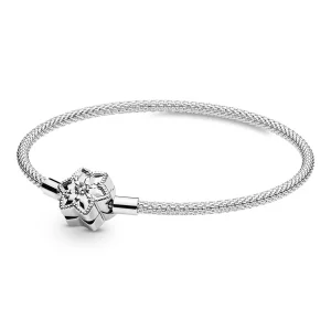 (image pour) Bracelet Argent Pandora Flocon de neige lumineux 598616C01