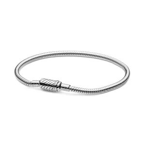 Bracelet Maille Serpent Fermoir Magnétique Coulissant Pandora Moments - 599103C00 (image pour) Bracelet Maille Serpent Fermoir Magnétique Coulissant Pandora Moments - 599103C00
