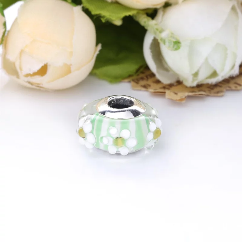 (image pour) Charm Argent Pandora Daisy Glass Murano 798798C00 - Afficher 4
