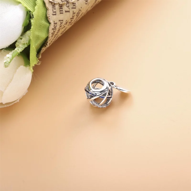 (image pour) Charm Argent Pandora Disney Parks Montagne de l’espace 798633C01 - Afficher 4