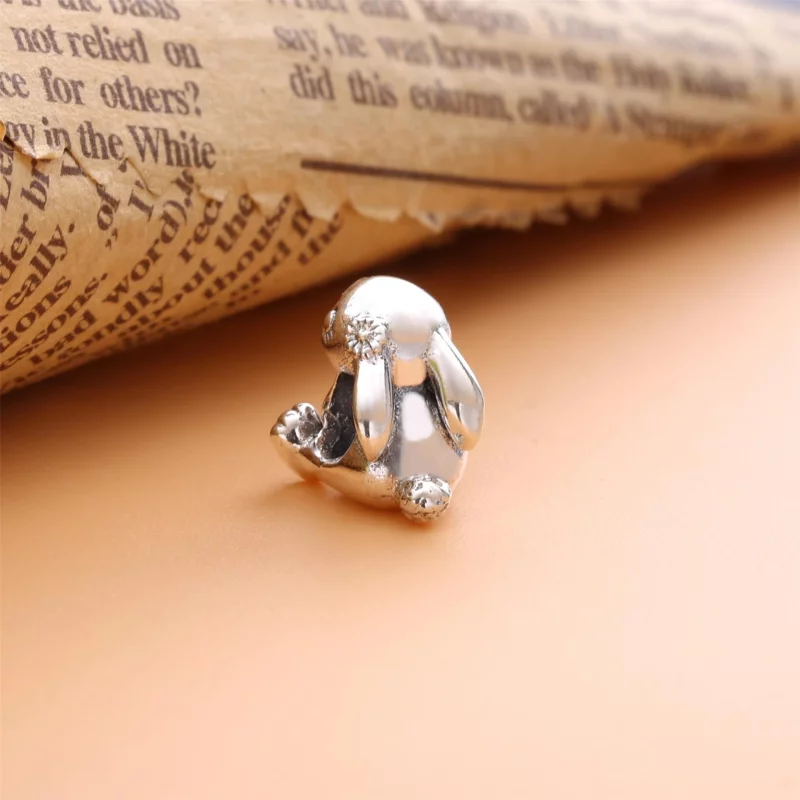(image pour) Charm Argent Pandora Nini le lapin 798763C00 - Afficher 4