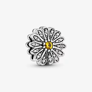 (image pour) Charm clip Argent Pandora Fleur pétillante de marguerite 798766C01