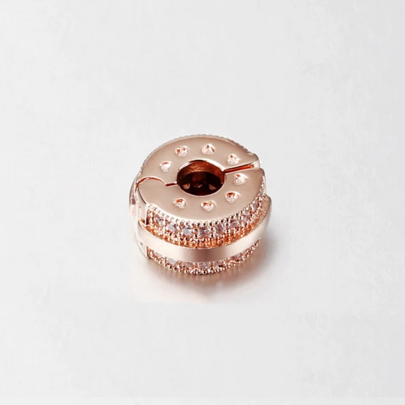 (image pour) Charm clip PANDORA Lignes Pavé & Logo Scintillant - 789042C01 - Afficher 3