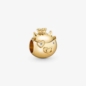 (image pour) Charm Pandora Bœuf Brillant 768582C01