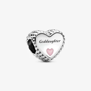 (image pour) Charm PANDORA coeur belle fille - 799147C01