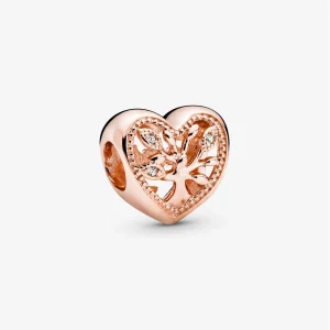 (image pour) Charm Pandora Cœur Arbre de Vie Ajouré 788826C01