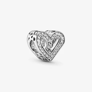 Charm Pandora Cœur Dessiné Scintillant 798692C01 (image pour) Charm Pandora Cœur Dessiné Scintillant 798692C01