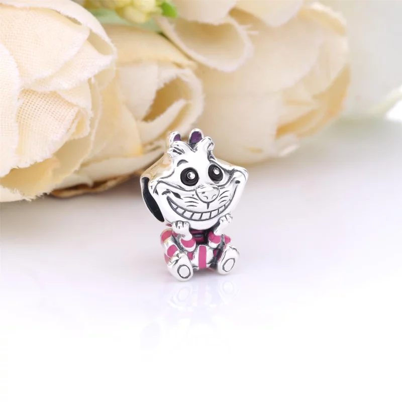 (image pour) Charm Pandora Disney Alice Au Pays Des Merveilles Chat du Cheshire 798850C01 - Afficher 2