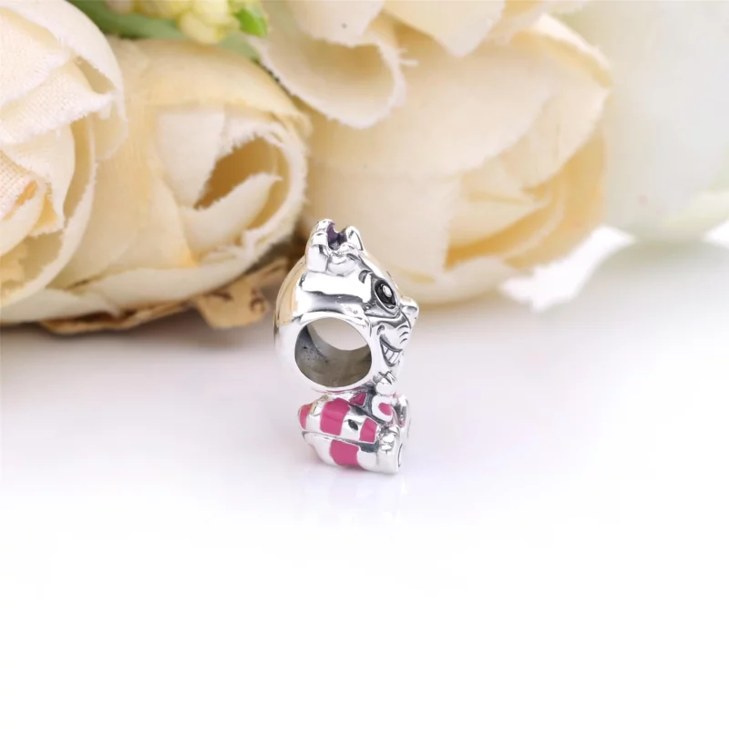 (image pour) Charm Pandora Disney Alice Au Pays Des Merveilles Chat du Cheshire 798850C01 - Afficher 3