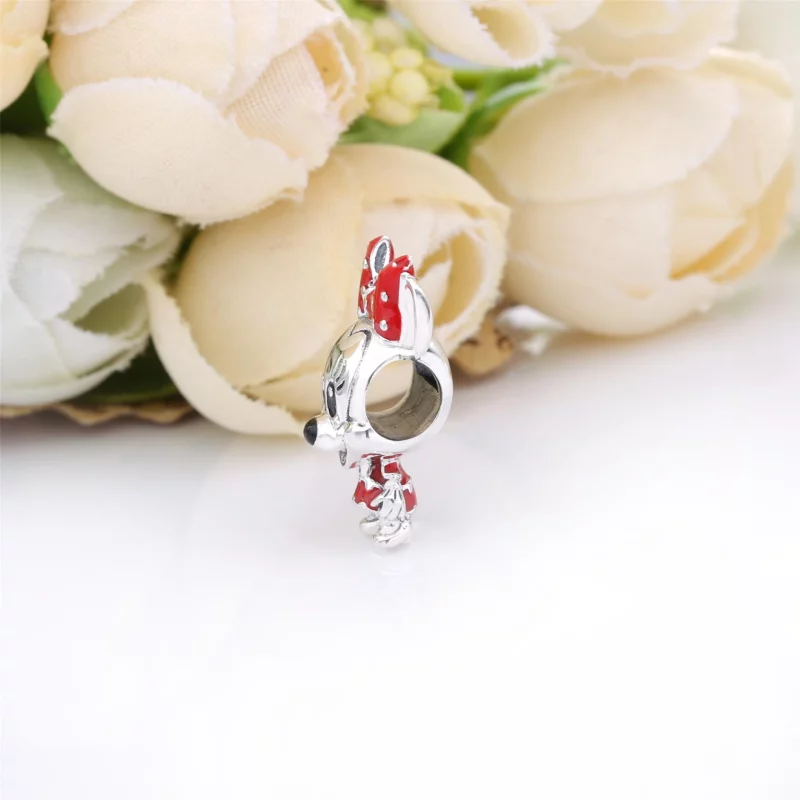 (image pour) Charm Pandora Disney Minnie Robe à Pois & Nœud 798880C02 - Afficher 3