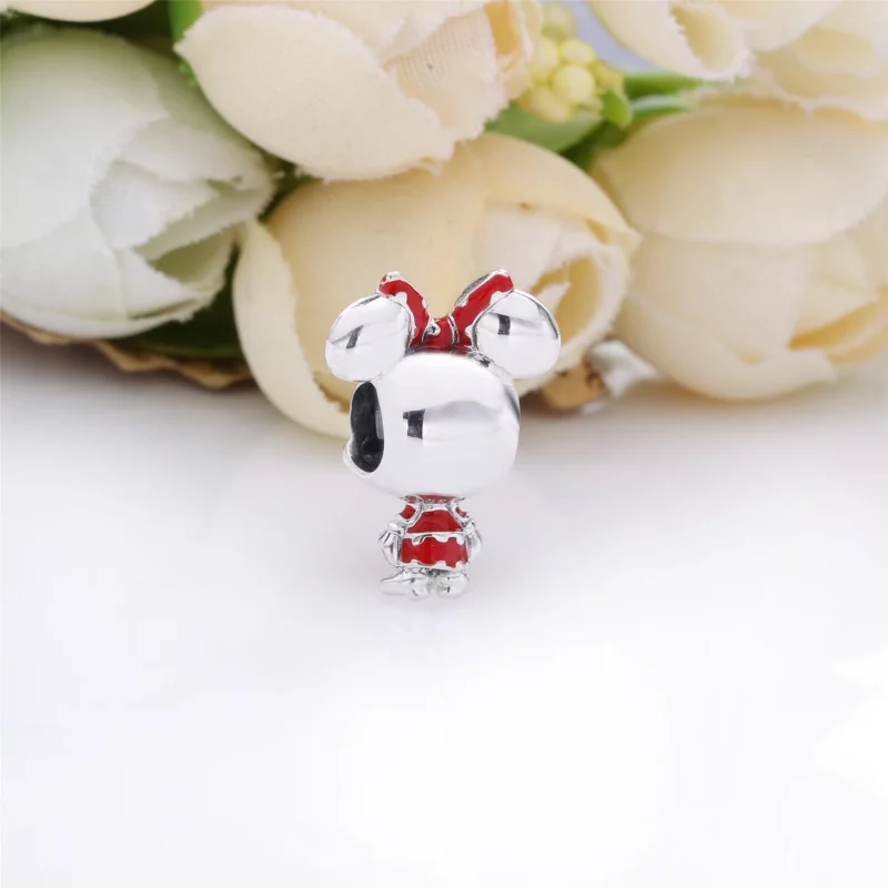 (image pour) Charm Pandora Disney Minnie Robe à Pois & Nœud 798880C02 - Afficher 4