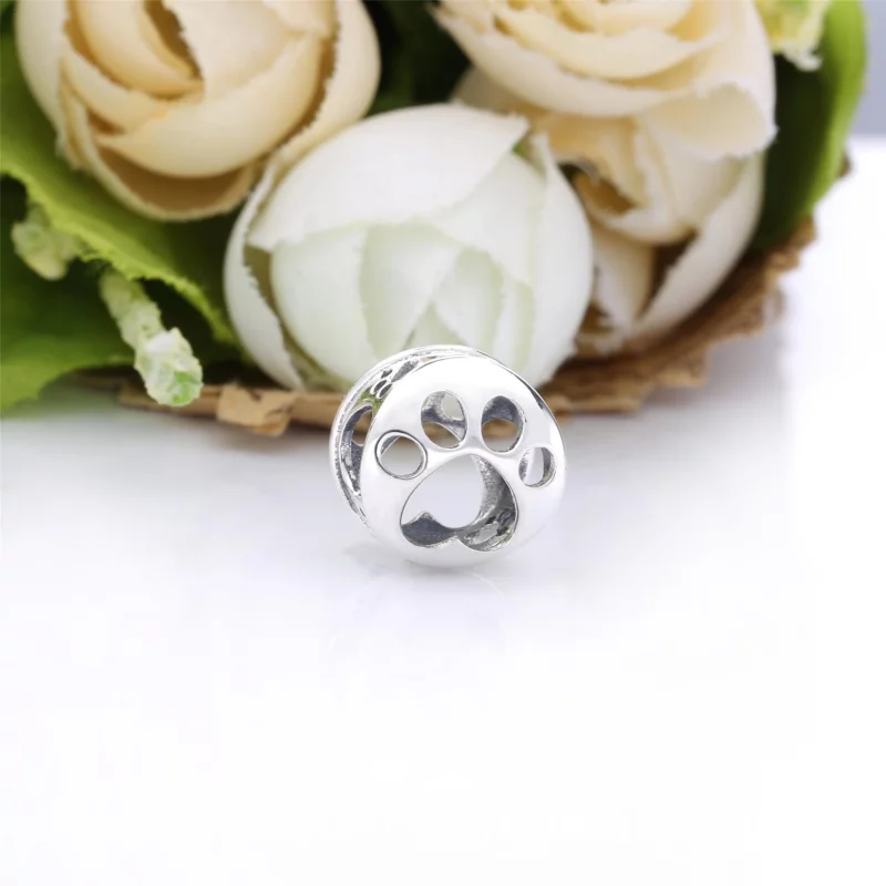 (image pour) Charm Pandora Empreinte de Patte Ajouré 798869C00 - Afficher 2
