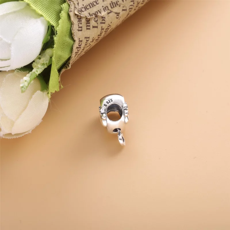 (image pour) Charm Pandora Empreinte de patte & Cœur Scintillant 798873C01 - Afficher 3