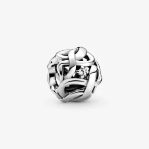 Charm Pandora Infini Tissé Ajouré 798824C01 (image pour) Charm Pandora Infini Tissé Ajouré 798824C01