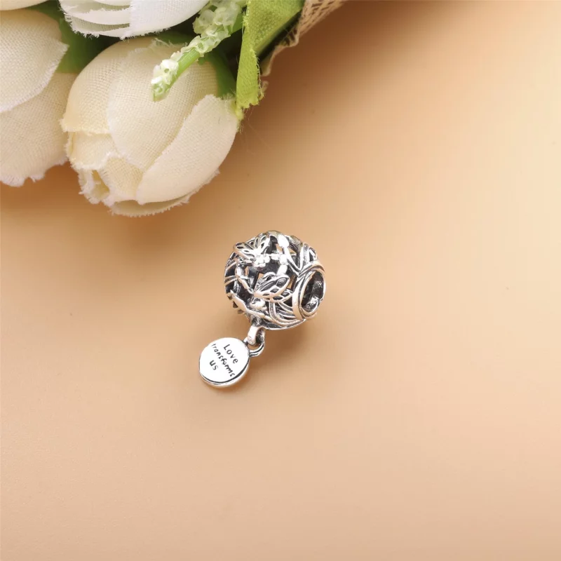 (image pour) Charm Pandora Libellule d'Amour Ajouré 798814C00 - Afficher 3