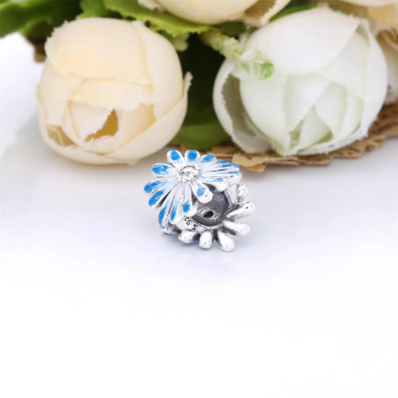 (image pour) Charm Pandora Marguerite Bleu 798775C01 - Afficher 2