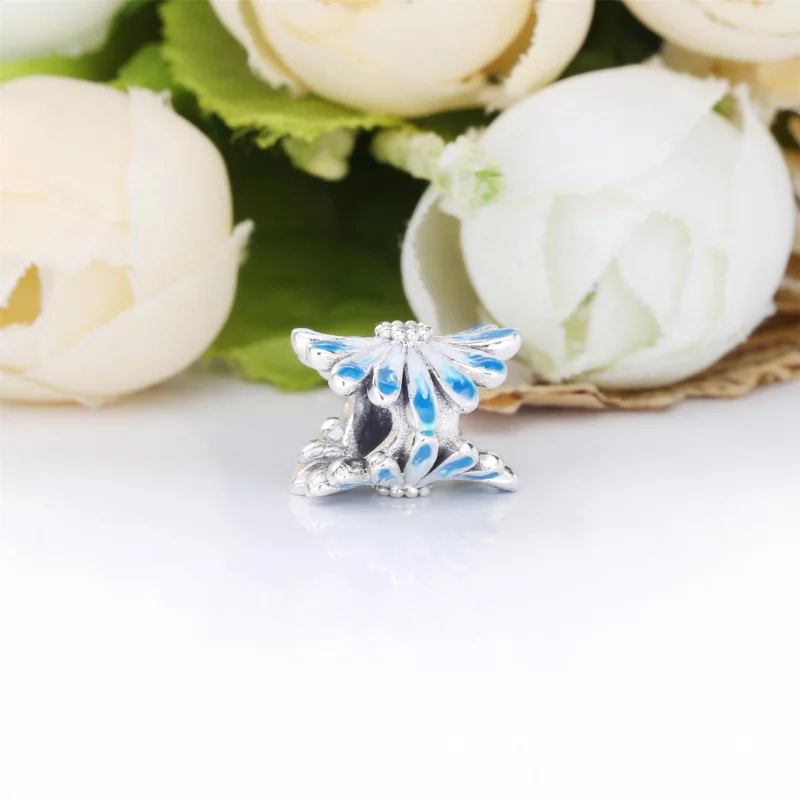 (image pour) Charm Pandora Marguerite Bleu 798775C01 - Afficher 4