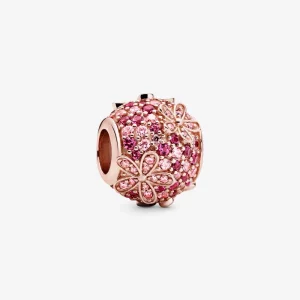 (image pour) Charm Pandora Marguerite Pavé Rose 788797C01