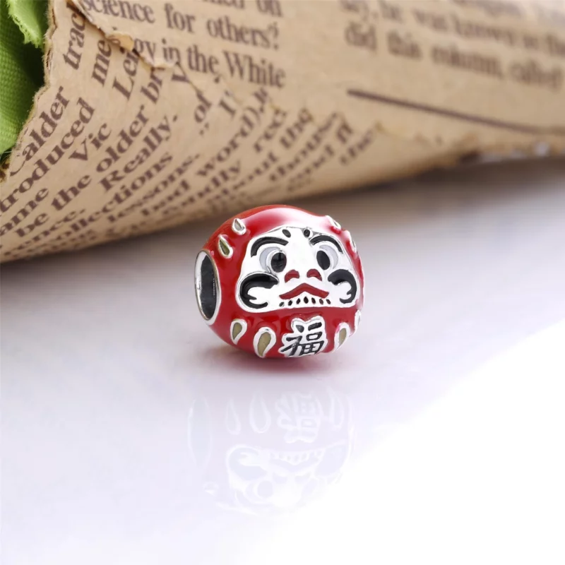 (image pour) Charm PANDORA poupee daruma rouge - 798920C01 - Afficher 2