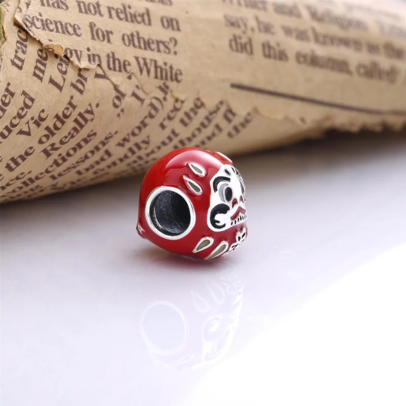 (image pour) Charm PANDORA poupee daruma rouge - 798920C01 - Afficher 3