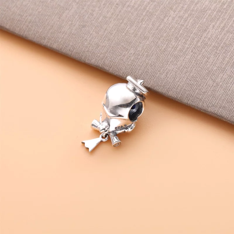 (image pour) Charm PANDORA Sage Chouette de Diplômée - 798907C01 - Afficher 4