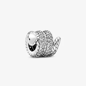 Charm PANDORA Serpent Enroulé Scintillant - 799099C01 (image pour) Charm PANDORA Serpent Enroulé Scintillant - 799099C01