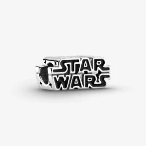 (image pour) Charm PANDORA Star Wars Logo 3D Argent - 799246C01