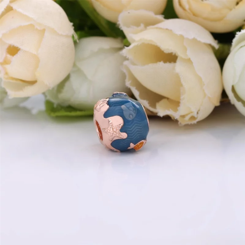 (image pour) Charm PANDORA vagues de locean poisson scintillant - 789004C01 - Afficher 2