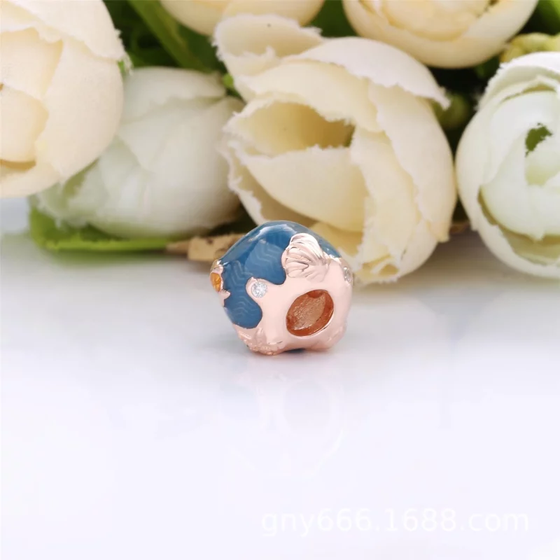 (image pour) Charm PANDORA vagues de locean poisson scintillant - 789004C01 - Afficher 3