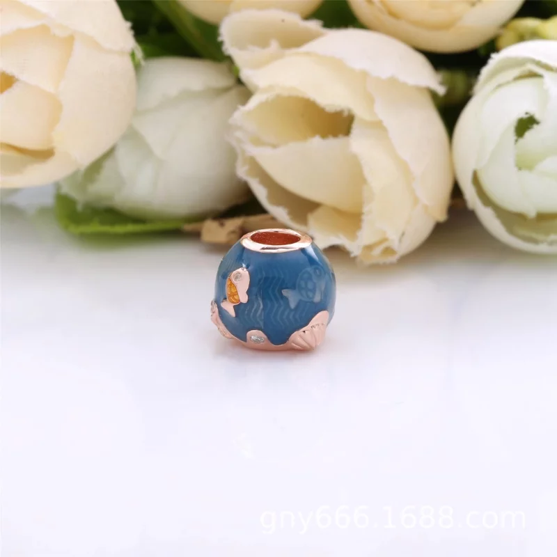 (image pour) Charm PANDORA vagues de locean poisson scintillant - 789004C01 - Afficher 4