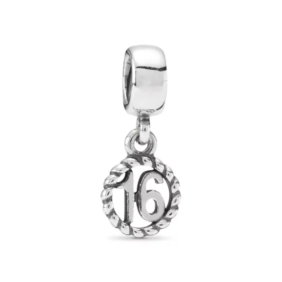 (image pour) Charm Pendant Pandora Argent 16ème anniversaire 790494