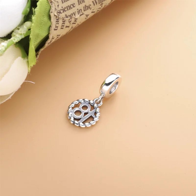 (image pour) Charm Pendant Pandora Argent 18ème anniversaire 790495 - Afficher 3