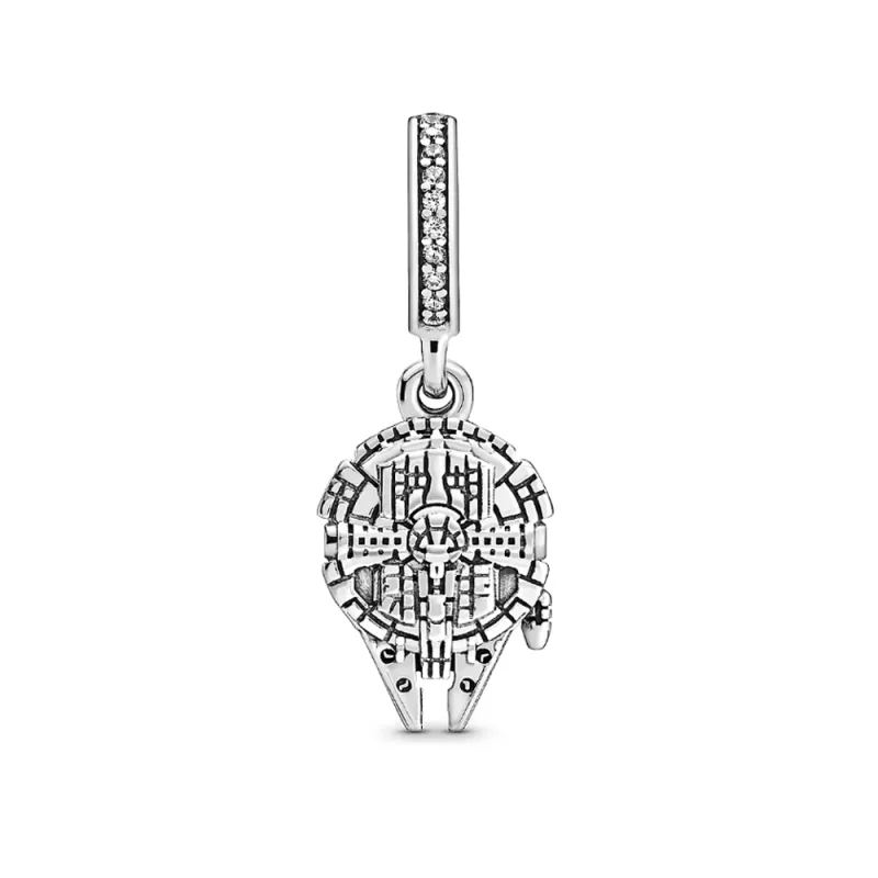(image pour) Charm Pendant Pandora Argent Disney Parks Faucon millenium de Star Wars P4009207 - Afficher 2