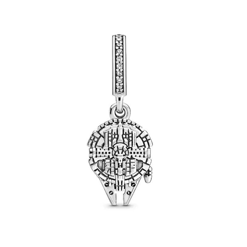 (image pour) Charm Pendant Pandora Argent Disney Parks Faucon millenium de Star Wars P4009207 - Afficher 3