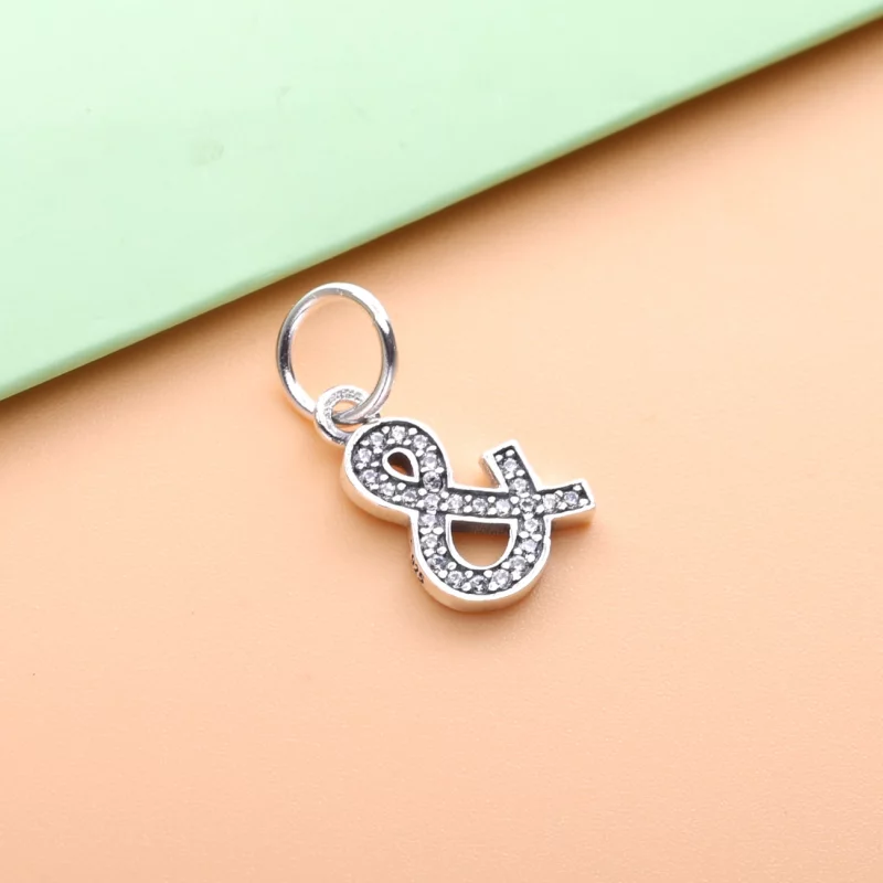 (image pour) Charm Pendant Pandora Argent Lettre Ampersand 791305CZ - Afficher 2
