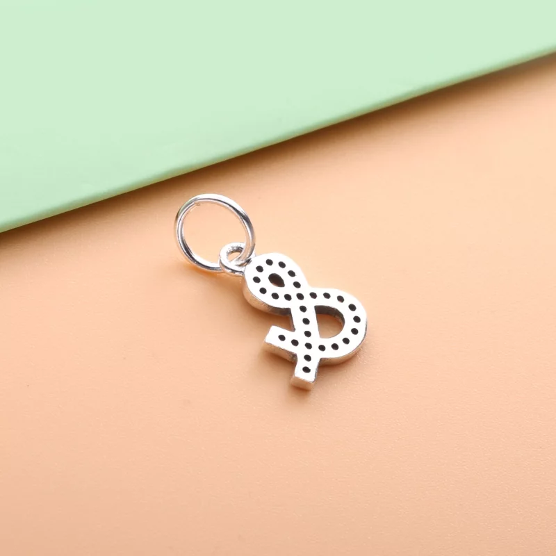 (image pour) Charm Pendant Pandora Argent Lettre Ampersand 791305CZ - Afficher 3
