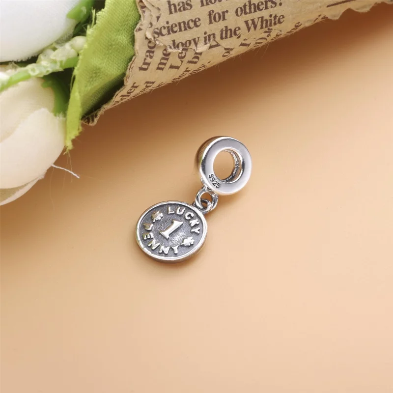 (image pour) Charm Pendant Pandora Argent Penny chanceux 791298 - Afficher 2