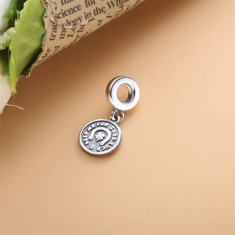 (image pour) Charm Pendant Pandora Argent Penny chanceux 791298 - Afficher 3